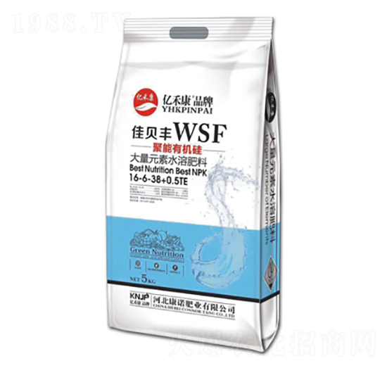 聚能有機(jī)硅大量元素水溶肥料16-6-38+0.5TE-億禾康-康諾肥業(yè)