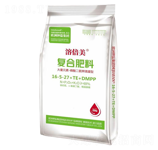 磷酸二氫鉀滴灌型大量元素復合肥料16-5-27+TE+DMPP-溶倍美-德鉀鹽國際