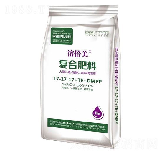磷酸二氫鉀滴灌型大量元素復(fù)合肥料17-17-17+TE+DMPP-溶倍美-德鉀鹽國際