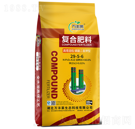 高塔造粒磷酸二氫鉀型復(fù)合肥料29-5-6-萬(wàn)豐萊-頓貝