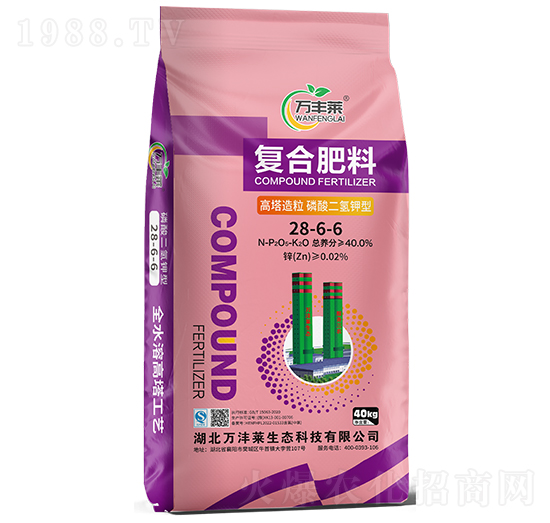 高塔造粒磷酸二氫鉀型復(fù)合肥料28-6-6-萬豐萊-頓貝