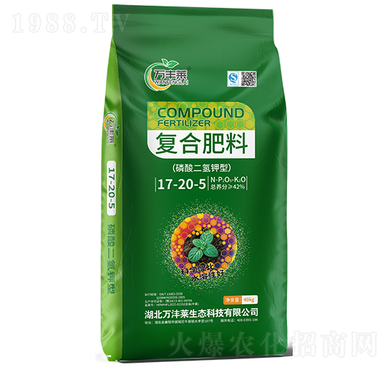 磷酸二氫鉀型復(fù)合肥料17-20-5-萬(wàn)豐萊-頓貝