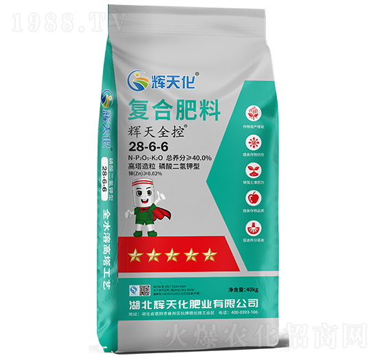 輝天全控復(fù)合肥料28-6-6-輝天化-頓貝