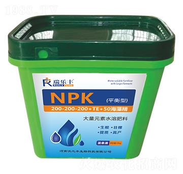 平衡型大量元素水溶肥料200-200-200+TE+50海藻精-瑞樂豐-恒綠植物