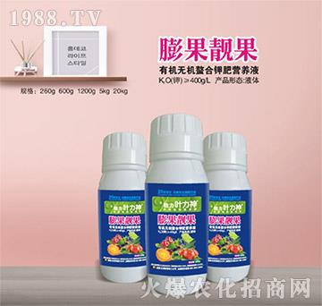 膨果靚果-有機(jī)無機(jī)螯合鉀肥營養(yǎng)液-施耐力