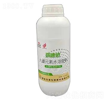 大量元素水溶肥料0-380-520+TE-瑞速達(dá)-農(nóng)之友