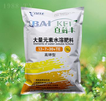 高鉀型大量元素水溶肥料13-7-30+TE-百科豐