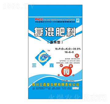 通用型復混肥料16-6-8-三嘉