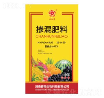 摻混肥料16-9-20-春雨生物