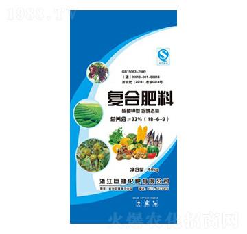 硫酸鉀型復合肥料18-6-9-巨龍肥業(yè)