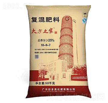 復(fù)混肥料18-0-7-大方之家-拉多美