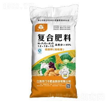 硫酸鉀復(fù)合肥料12-18-15S-鑫森淼-開(kāi)門子