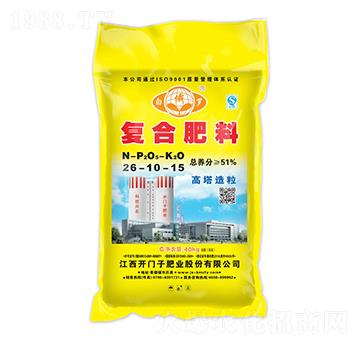 高塔造粒復(fù)合肥料26-10-15-白俄羅-開(kāi)門子