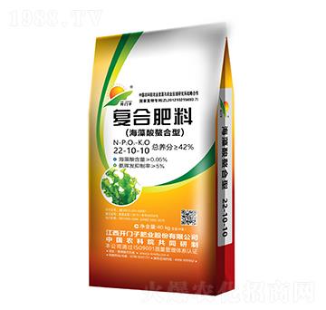 海藻酸復(fù)合肥料22-10-10-開門子