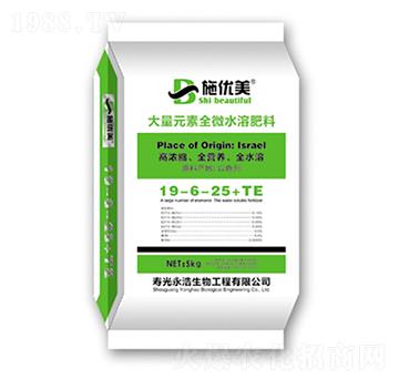 大量元素水溶肥19-6-25+TE-永浩生物