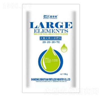 10kg大量元素水溶肥料20-20-20+TE-喜農(nóng)旺-正源肥業(yè)
