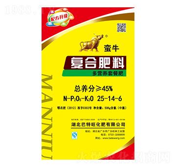 多營養(yǎng)套餐復(fù)合肥料25-14-6-蠻牛-巴特旺