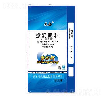 大豆專用摻混肥料17-17-17（智控網(wǎng)）-天企肥業(yè)