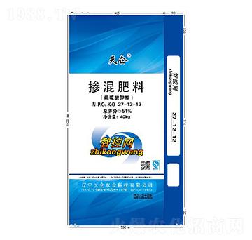 純硫酸鉀型摻混肥料27-12-12-天企肥業(yè)