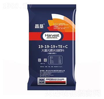 大量元素水溶肥料19-19-19+TE+C-晶墾-方護