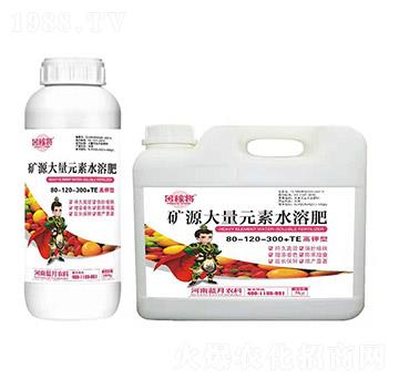 高鉀型礦源大量元素水溶肥80-120-300+TE 稼將 藍(lán)月農(nóng)科