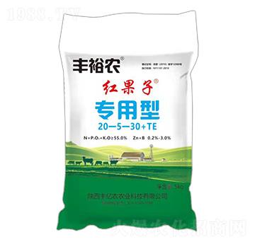 通用型大量元素水溶肥料20-5-30+TE-紅果子-豐裕農(nóng)