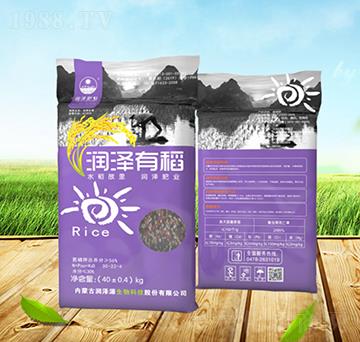 水稻專(zhuān)用摻混肥料30-22-4-潤(rùn)澤源生物