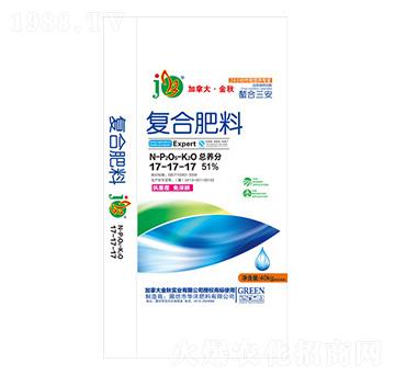 復合肥料17-17-17加拿·大金秋-華灃肥料