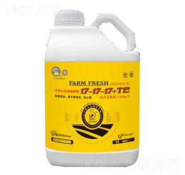 大量元素清液肥料17-17-17+TE-盛田生物