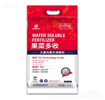 大量元素水溶肥料12-8-40+TE-果菜多收-新綠源肥業(yè)
