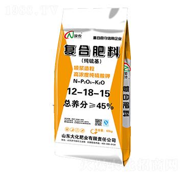 40kg純硫基復合肥料12-18-15-大化肥業(yè)