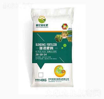 袋裝摻混肥料26-10-14-富億嘉