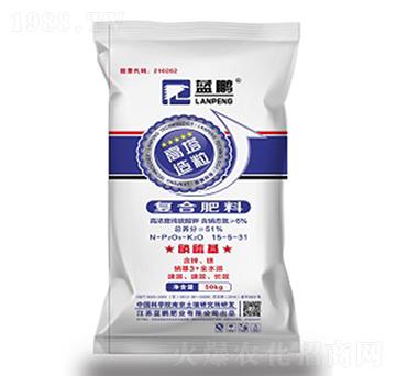 高塔造粒復合肥料15-5-31-藍鵬肥業(yè)