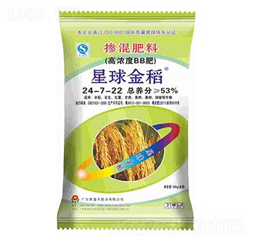 摻混肥料24-7-22-星球金稻-新盛豐