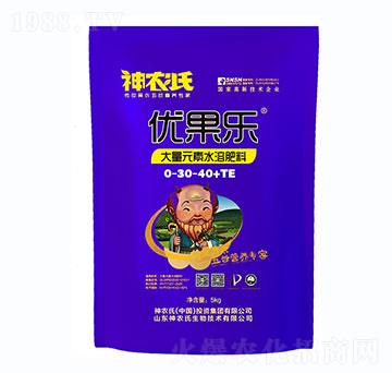 高磷高鉀型大量元素水溶肥料0-30-40+TE-優(yōu)果樂-神農(nóng)氏