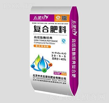 高塔肽酶經(jīng)典復(fù)合肥料30-5-5-五梁紅