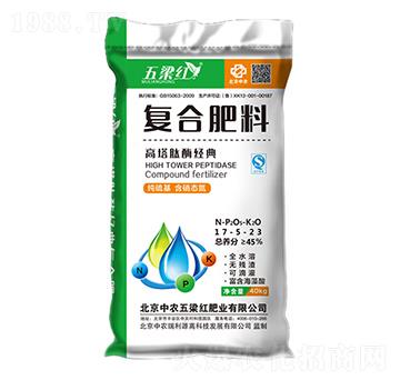 高塔肽酶經(jīng)典復(fù)合肥料17-5-23-五梁紅