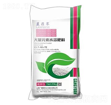 大量元素水溶肥13-7-40+TE-藍菲翠-廣源新科