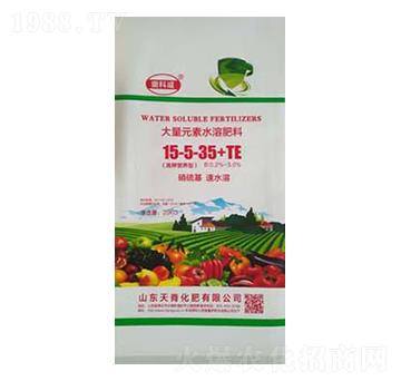 大量元素水溶肥料15-5-35+TE-天脊