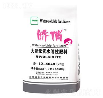 大量元素水溶肥9-12-40+0.5TE-嬌俏-潤(rùn)杰農(nóng)科