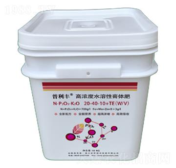 高濃度水溶性膏體肥20-40-10+TE-普利豐-普德頌