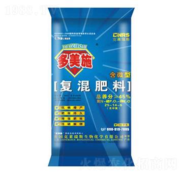 復(fù)混肥料25-14-6-多美施肥業(yè)