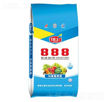 大量元素水溶肥料18-18-18+TE-佳上888-漢唐