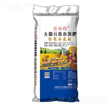 含聚谷氨酸大量元素水溶肥料19-19-19+TE-喜樂收-祥豐