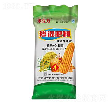 混摻肥料28-15-12-一次性免追肥-米立方