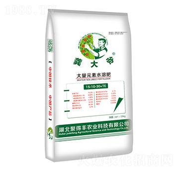 花卉專用大量元素水溶肥料15-10-30+TE-龔大爺-聚得豐農(nóng)業(yè)