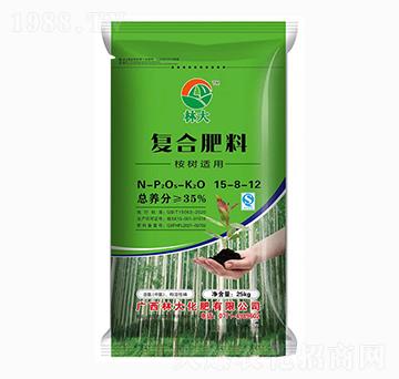 桉樹(shù)適用復(fù)合肥料15-8-12-林大