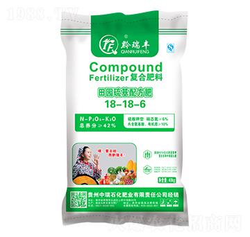 玉米適用田園硫基配方復(fù)合肥料18-18-6-中瑞石化