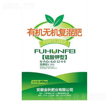 硫酸鉀型有機(jī)無(wú)機(jī)復(fù)混肥12-4-9-金秋肥業(yè)