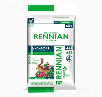 大量元素水溶肥料12-6-42+TE-稔年